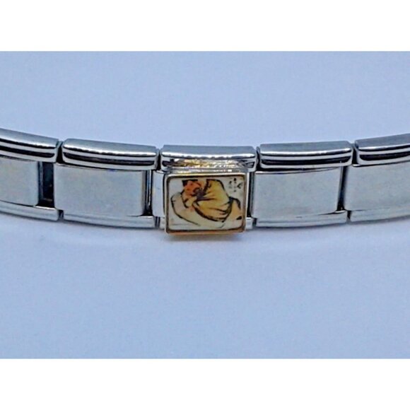 Bracelet Italian Charm Stealing the Wine Vat Pugster - Picture 2 of 9